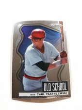 Carl Yastrzemski 2022 Panini Prizm Baseball Old School Insert # OS-8 Red Sox⚾️⚾️