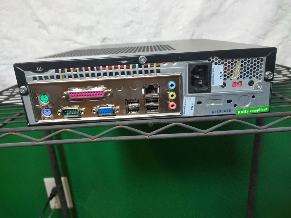 CNC Ready, Intel Atom D525 MothB, 4gb RAM, 180gb HDD. HP 2011X Monitor Included! - Image 3 of 4