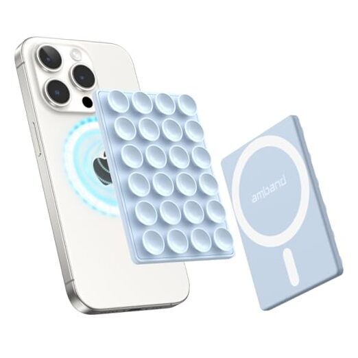 Magnetic Suction Phone Grippy for MagSafe Case, Silicone Cup