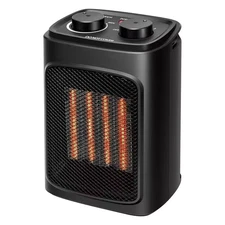 1500-Watt 9.5 In. Electric Portable PTC Ceramic Space Heater with 4-Modes, Adjus