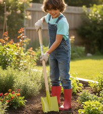 25254 - Metal 29" Kids Shovel Yellow 10-16