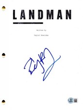 Billy Bob Thornton Signed Landman Pilot Script Authentic Autograph Beckett