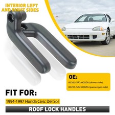 Top Roof Lock Handles For 93 94 95 96 97 Honda Del-sol Driver Passenger
