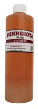 Fish Oil - Minnesota Brand Trapping Supplies 16 Ounce Pint Bottle