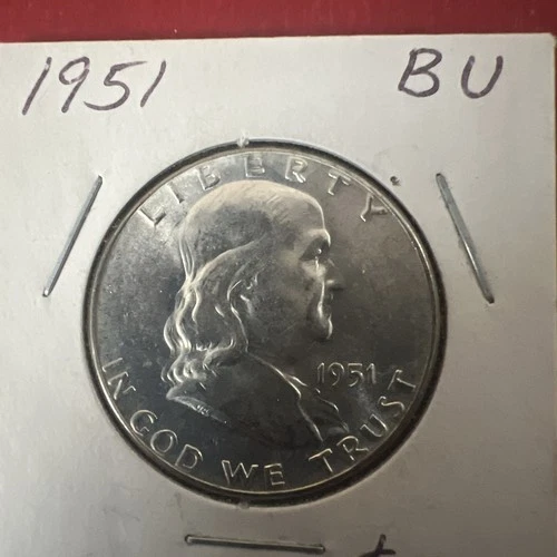 1951 P  BU Franklin Half Dollar Silver