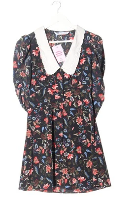 ZARA Robe chemisier Dames Robe T EU 34 noir-rouge-bleu style décontracté - Photo 1/4