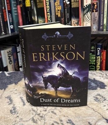 Dust of Dreams - Steven Erikson (Hardcover) Bantam First Edition/Print, Ex-Lib.