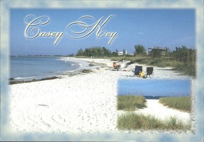 Casey Key Florida Beach Postkarte 2004 John Hinde Seminole Postkarten