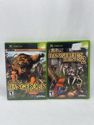 Cabela's Dangerous Hunts 1 & 2 (Microsoft Xbox) Complete CIB - Tested