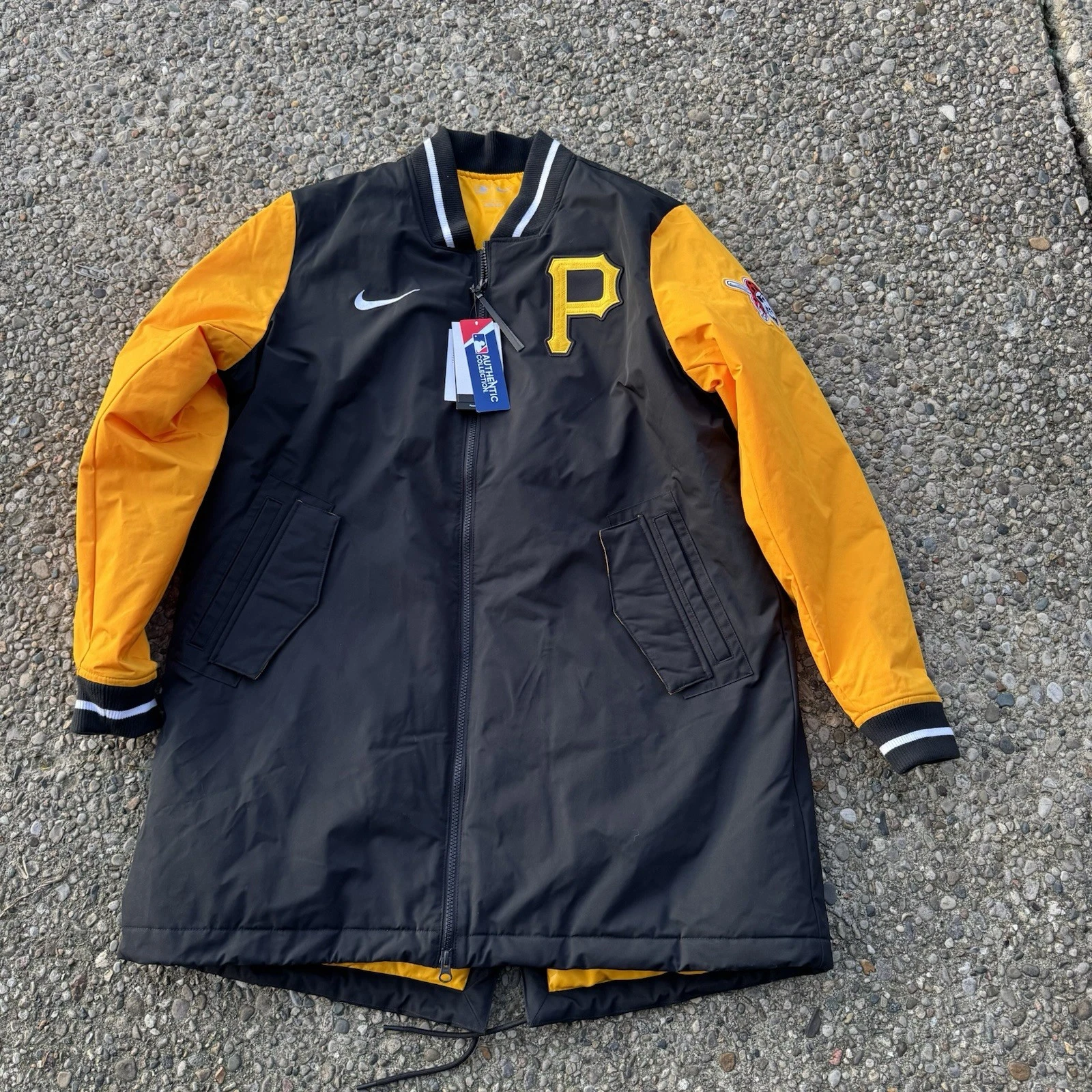 Pittsburgh Pirates Nike Dugout Performance Full Zip Jacket Men’s Sz L New W Tags - product detail image 1