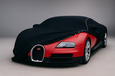 Ganzgarage Indoor Stretch Cover Carcover für Bugatti Veyron Schwarz