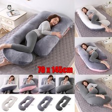J-Shape Pregnancy Pillow Full-Body Maternity Pillow For Pregnant Support70x145cm