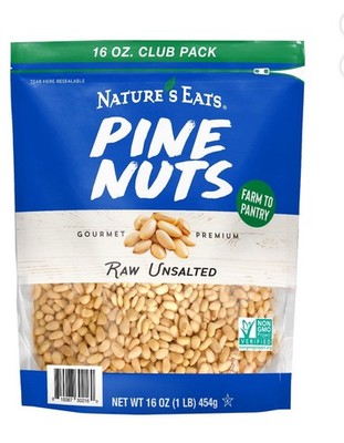 Nature's Eats Pine Nuts, Raw Unsalted 16 oz.