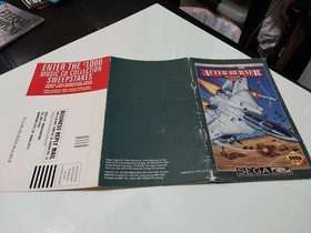 After Burner 3 (III) Sega CD Instruction Manual With Registration Only No Game