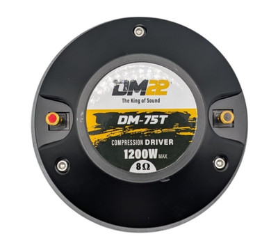 DM22 DM-75T 2'' Compression Driver 1200W MAX 8-Ohm Heavy Duty Driver Car Audio
