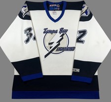 Vintage CCM Tampa Bay Lightning Made In Canada NHL Jersey XL 1990s