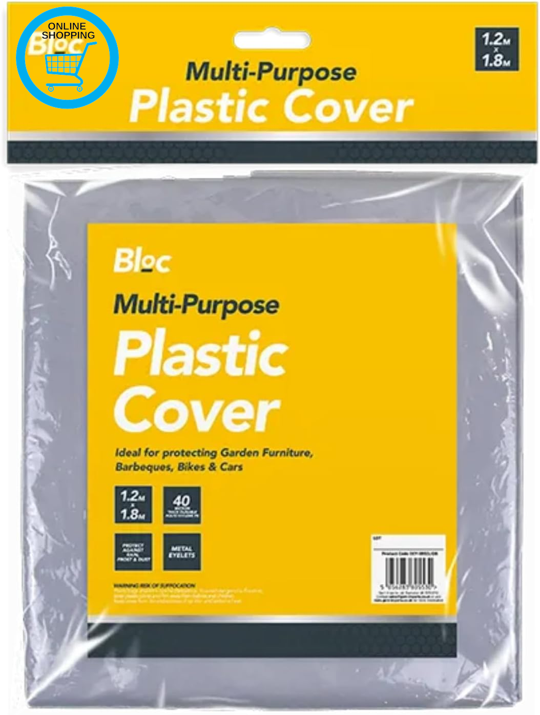 Multi Purpose Plastic Cover – Waterproof Tarpaulin for Outdoor Use – Versatile G