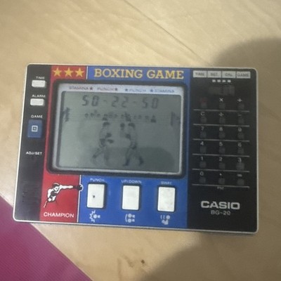 Casio BG 20 - Boxing Game, and Calculator - alarm - vintage game