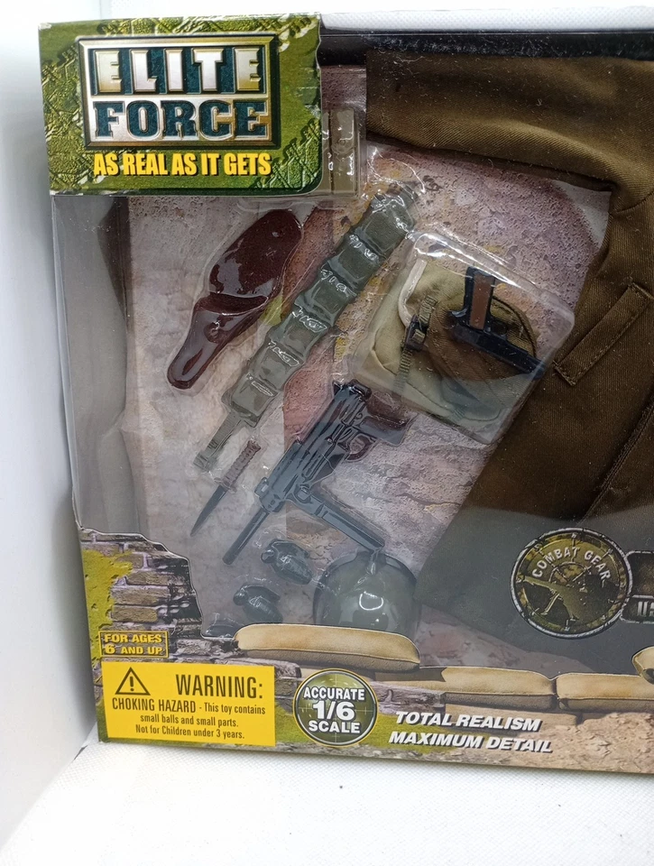 Elite Force Segunda Guerra Mundial EE. UU. 82º Equipo Aerotransportado 12" Escala 1/6 Conjunto de Armas Militares Foto 3 de 4