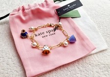 Kate Spade Tea Cup Charms Bracelet New with Tag and Dust Bag