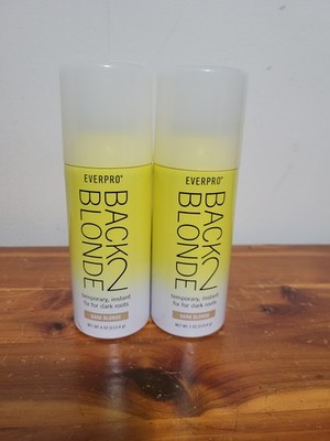 Everpro Back 2 Blonde Temporary Instant Fix Roots Hair Color, Dark Blonde Lot X2