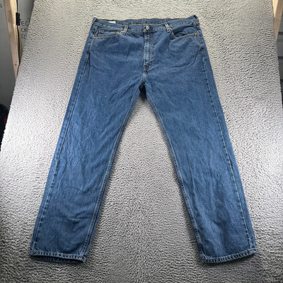 Levi's 505 Jeans Men's 42x32 Blue Cotton Denim Straight Workwear Utility Travel
