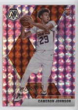 2019-20 Panini Mosaic Rookies Pink Camo Prizm Cameron Johnson #203 01gp