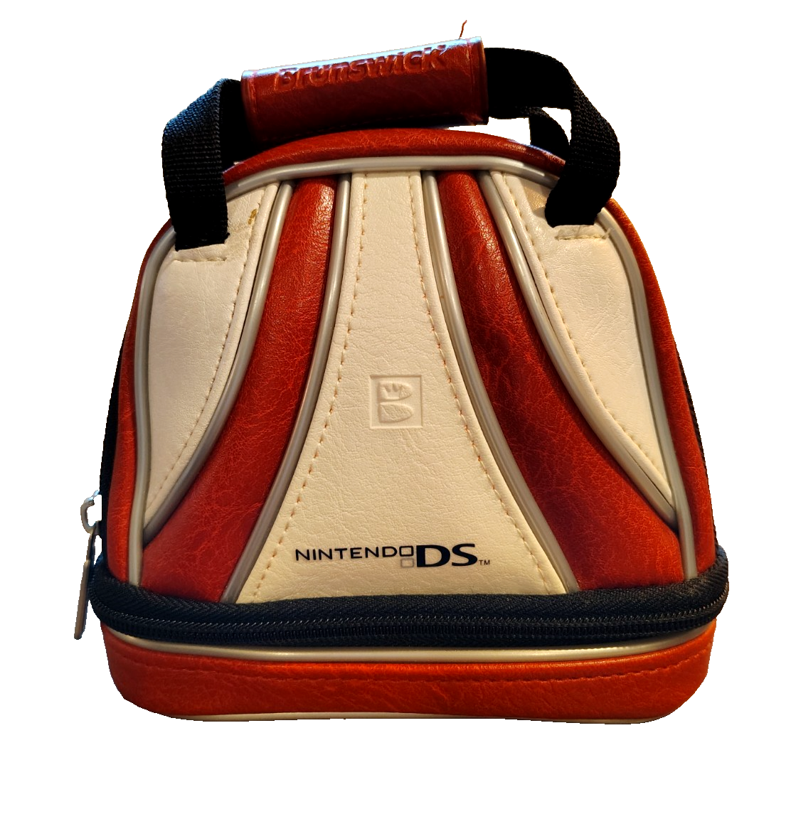 Nintendo DS Brunswick Mini Bowling Bag Zip Close Carry Case Red