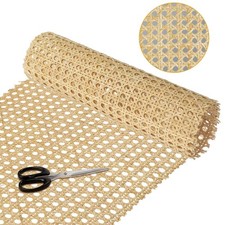 18" Rattan Cane Webbing Roll   Weave Material for Furniture Repair  DIY