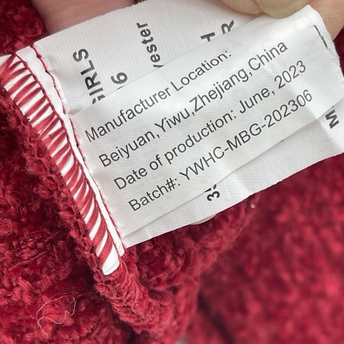 Mia Belle Girls Skirt Jacket Set 6 Red Boucle Wool Tulle Sparkle Preppy Holiday - Picture 9 of 15