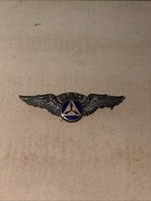 Small Civil Air Patrol CAP Pilot Wings Lapel Pin Tie Tack Aviator