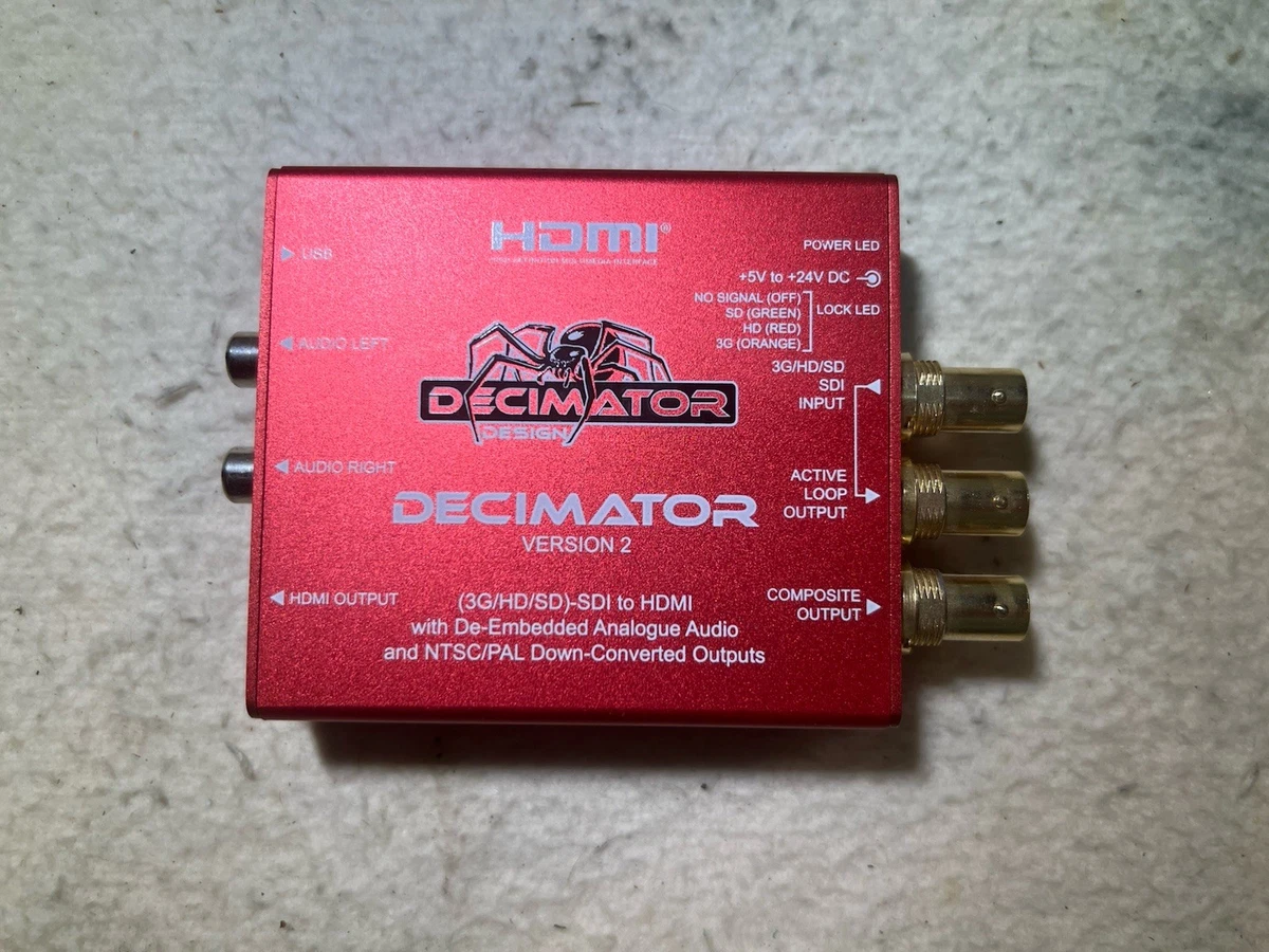 Decimator Design Video Production & Editing Equipment for sale | eBay
