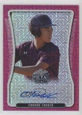 2020 Leaf Metal Draft Portrait Pink Mojo 3/5 Carson Tucker #BAP-CT1 Auto y8h