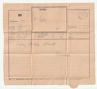 Hungary TELEGRAM TAVIRAT ONOD 11/8/1946