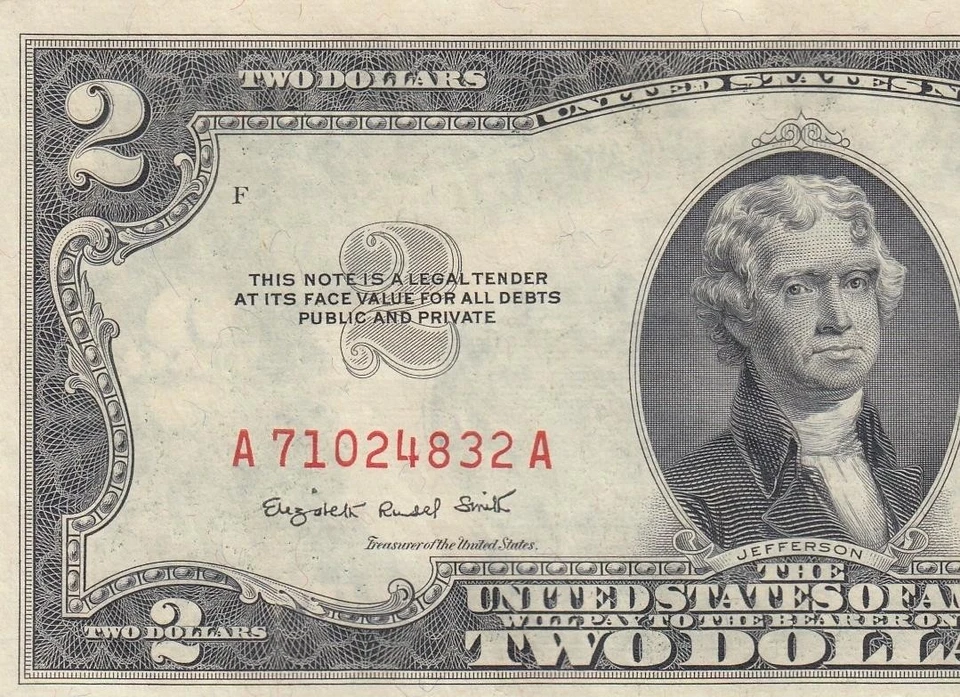 1953-B UNITED STATES TWO DOLLARS $2 "A" (( GEM UNC )) - Image 2 of 4