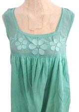 Band Of Gypsy Women New Floral Lace Maxi Dress Green Large Country Boho Granny