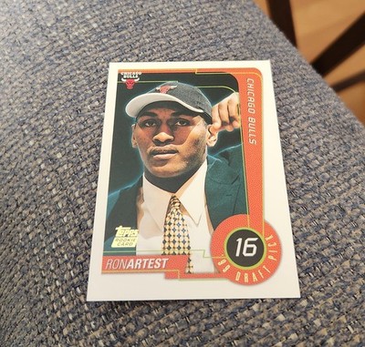 1999-00 Topps Basketball Ron Artest RC #113 Chicago Bulls Metta World Peace 
