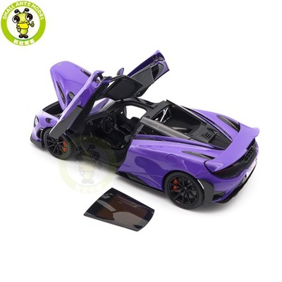 1/18 HPD McLaren 765LT Supercar Purple Diecast Model Car Gifts For