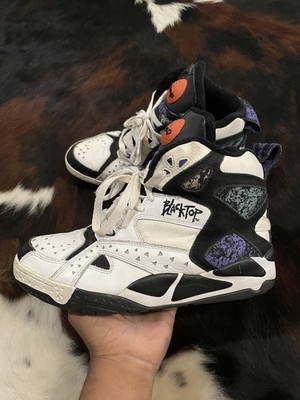 Reebok Blacktop Battleground Pump Black/Purple US 8.5  Vintage
