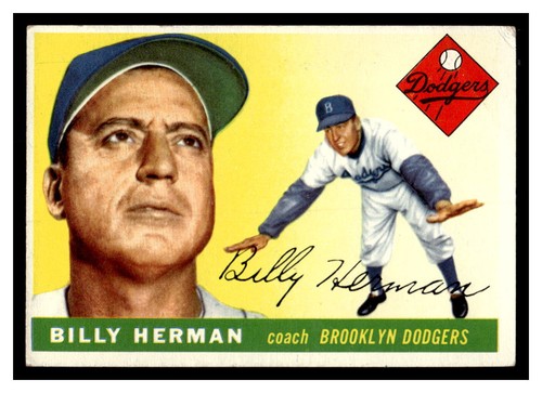 1955 Topps Baseball #19 Billy Herman 55T - Bild 1 von 2