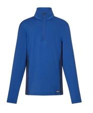 Kerrits Kids Rail Side Quarter Zip Tech Top Solid - True Blue Size Small