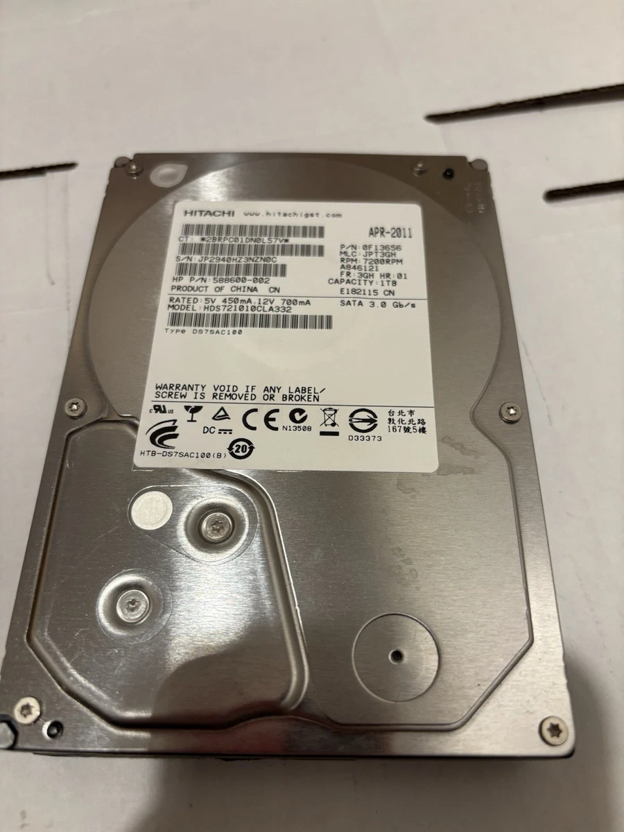 Hitachi 1 TB Internal Hard Disk Drives for sale | eBay