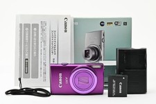 Mint in Box Canon IXY 630 Purple IXUS 265 ELPH 340 HS Charger Strap Manual Jp