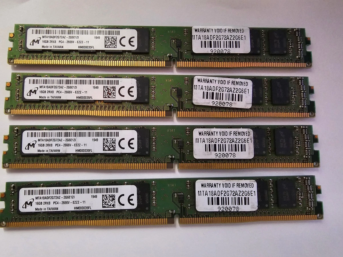 Micron DDR4 SDRAM 16 GB Total Capacity Memory (RAM) for sale | eBay