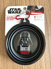 Star Wars Darth Vader Silicone Collapsible Pet Bowl NWT