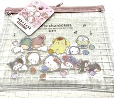 Sanrio Characters Mesh Case Zipper Pouch Hello Kitty Friends From Japan