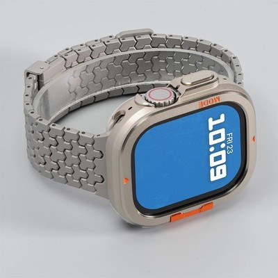 Luxury Metal Case +Band for Apple Watch Ultra 3 2 1 49mm Series 11 10 46mm Strap