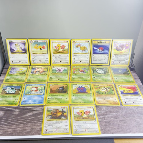 Pokémon Dschungel Set Karten 20 Stück | WOTC 1999 | LP-MP | Vintage - Bild 1 von 21