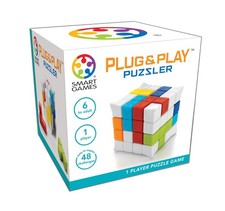 Smart Games - Plug & Play Puzzler, 1 Player Puzzle Game with 48 Challenges, 6+ Y