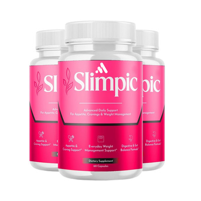 3-Pack Slimpic Capsules - Slim Pic Daily Support for Weight Management -180 Caps